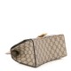 BALENCIAGA X GUCCI GG Supreme Monogram Small Hourglass Top Handle Bag Beige Ebony BALENCIAGA X GUCCI GG Supreme Monogram Small Hourglass Top Handle Bag Beige Ebony