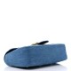 GUCCI Denim Matelasse Pearl Studded Small GG Marmont Shoulder Bag Blue GUCCI Denim Matelasse Pearl Studded Small GG Marmont Shoulder Bag Blue