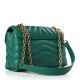LOUIS VUITTON Calfskin New Wave Chain Bag MM Emerald LOUIS VUITTON Calfskin New Wave Chain Bag MM Emerald